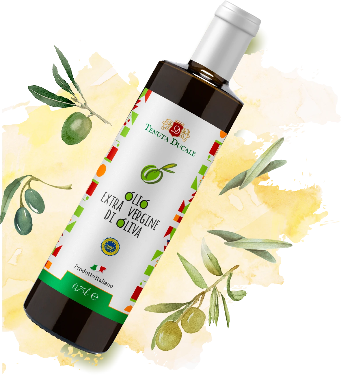 Bottiglia di olio extravergine Tenuta Ducale